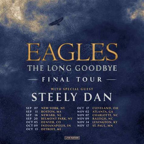 eagles concert tour schedule 2023 2024